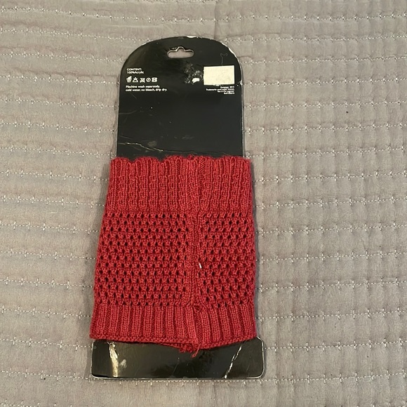 Rampage Wine Colored Knit Boot Topper - 1pair - OS - Picture 2 of 2